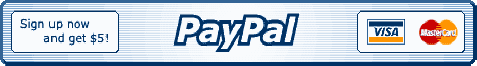 Make payments with PayPal - it's fast, free and secure!